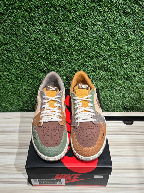 Jordan 1 Retro Low OG Zion Williamson Voodoo Sz 10