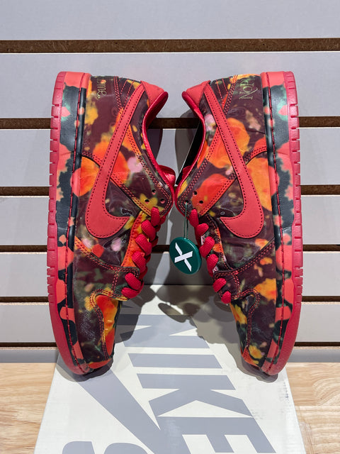 Nike SB Dunk Low The Wizard of Oz Poppy Field Sz 8.5M