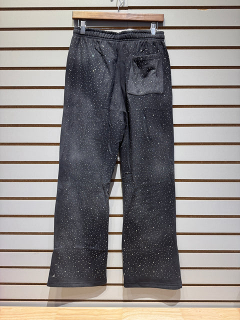 Awoken Dreams Black Bedazzled Sweats Sz L
