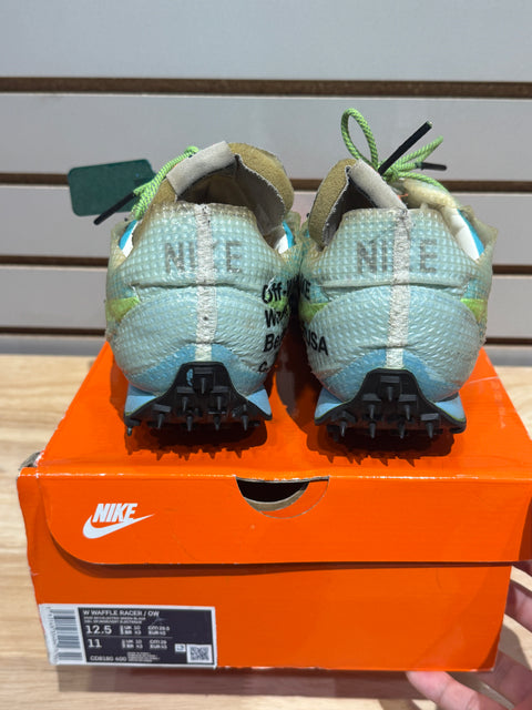 Nike Waffle Racer Off-White Vivid Sky (Women's) Sz 11