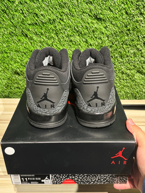 Jordan 3 Retro Black Cat (2025) Sz 11.5