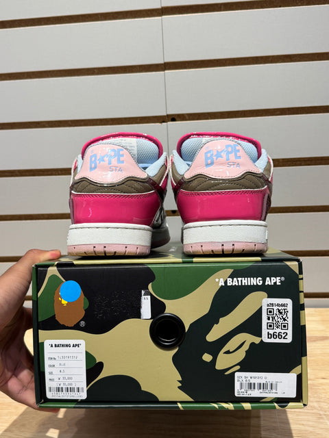 A Bathing Ape Sk8 Sta Bold #2 Blue Sz 8.5M