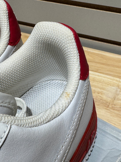 Nike Air Force 1 Low White Varsity Red Sz 6Y