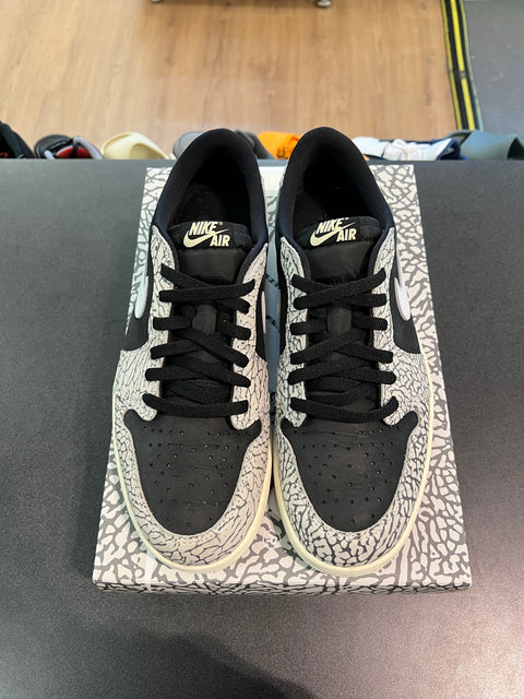 Black Cement Air Jordan 1 Low