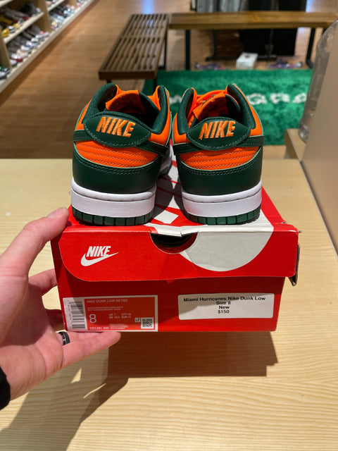 Nike Dunk Low Retro Miami Hurricanes