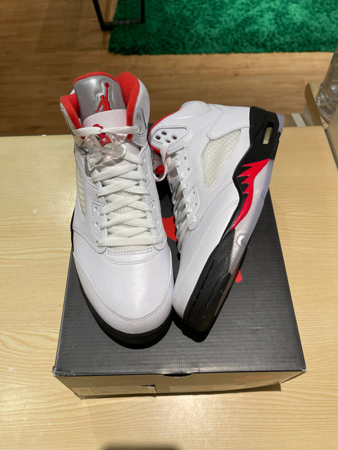 Jordan 5 Retro Fire Red Silver Tongue (2020)