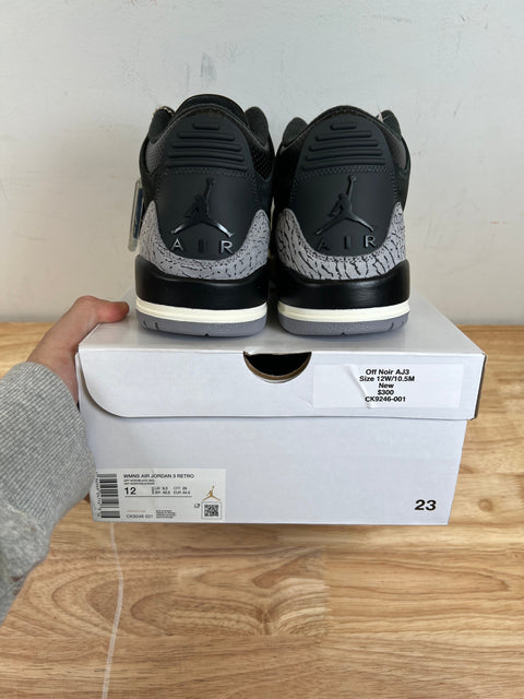 Jordan 3 Retro Off Noir (Women's)