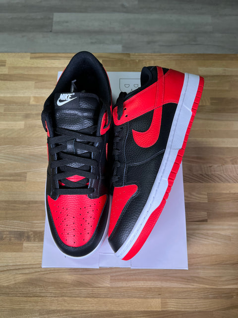 DS Black Red Nike ID Dunk Low Sz 12.5