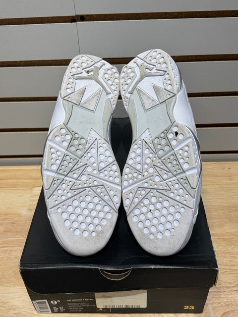 Jordan 7 Retro Pure Platinum Sz 9.5