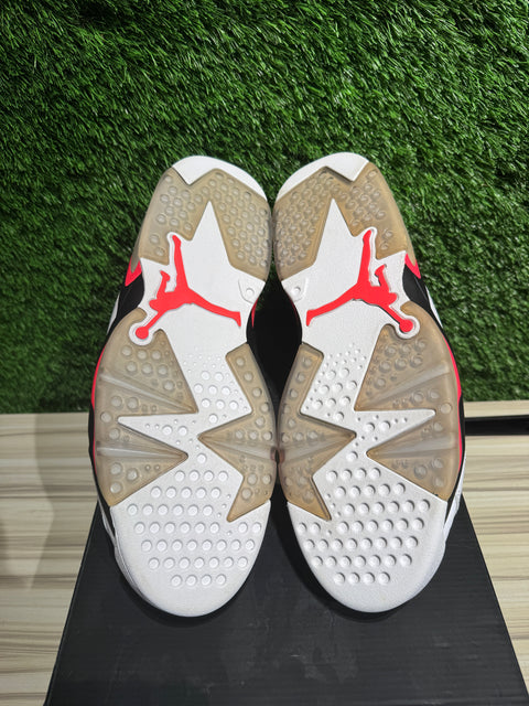 Jordan 6 Retro Low Infrared White Sz 11.5