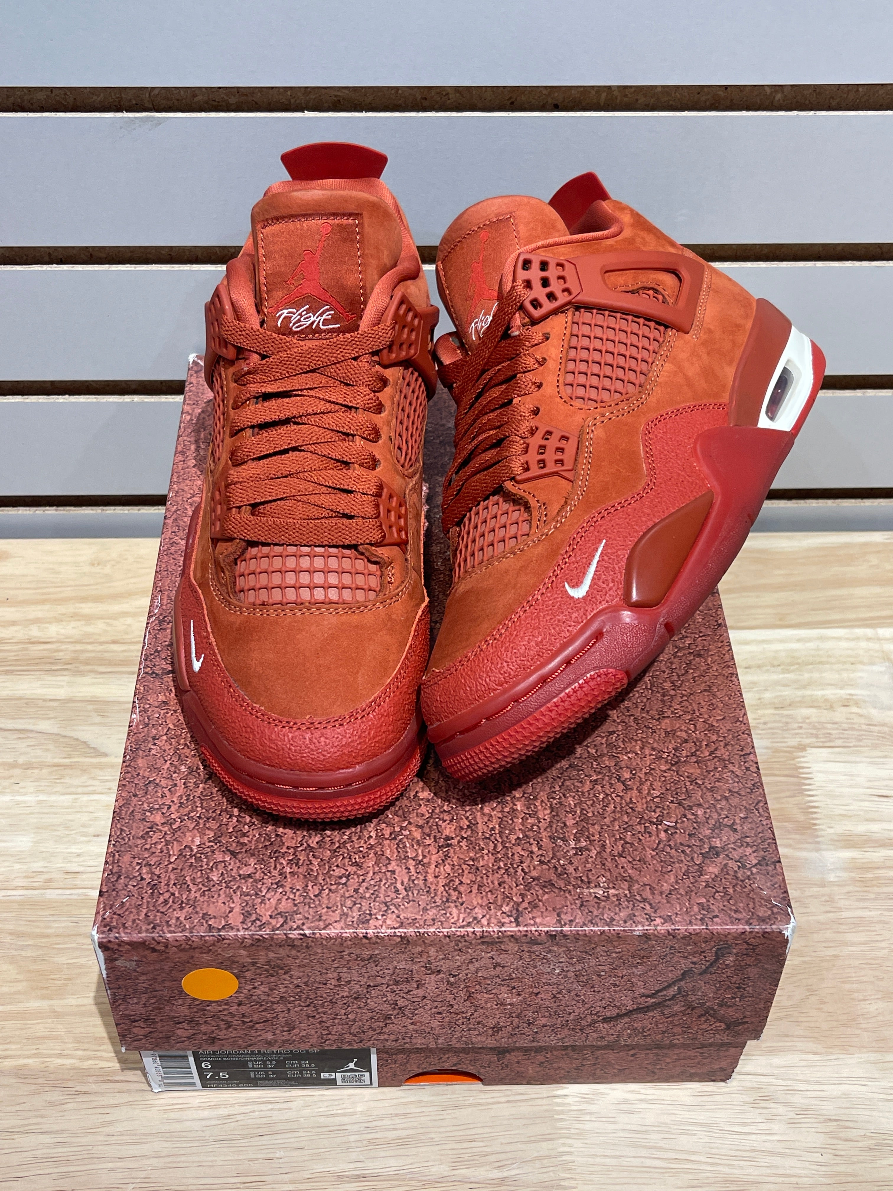 NIKE Air Jordan 4 レトロSP Air Jordan 4 Retro OG SP Nigel Sylvester Brick by Brick Sz 6