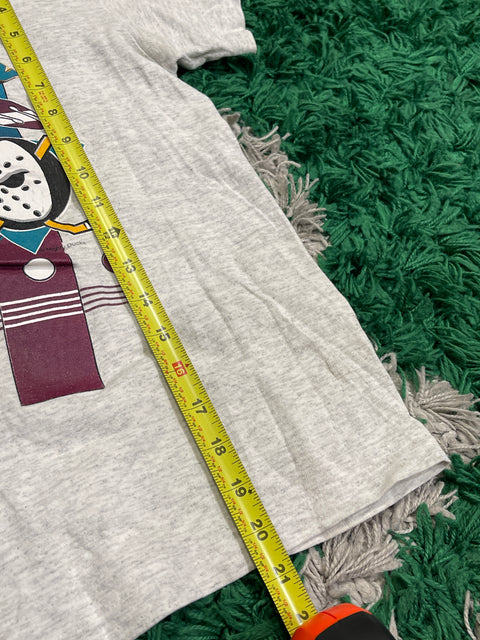 Vintage 1993 Kids Mighty Ducks T-Shirt NHL Hockey