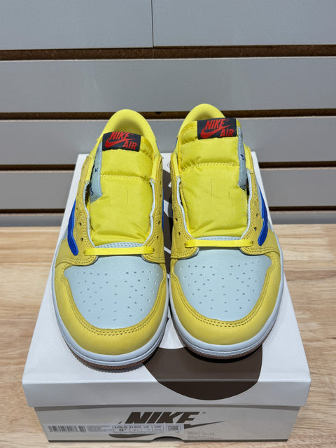 Jordan 1 Retro Low OG SP Travis Scott Canary (Women's) Sz 8M