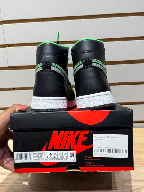 Jordan 1 Retro High Zoom Zen Green Sz 8.5