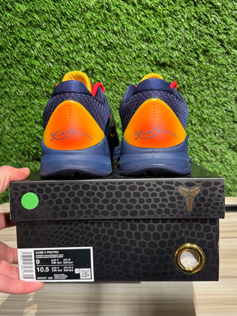 Nike Kobe 5 Protro Caitlin Clark Indiana Fever Sz 9M..