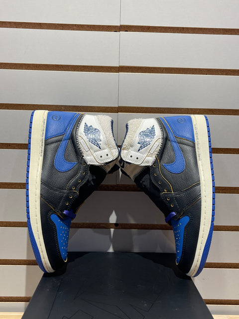 Jordan 1 Retro High OG SP Fragment x Union LA Sport Royal Sz 8.5