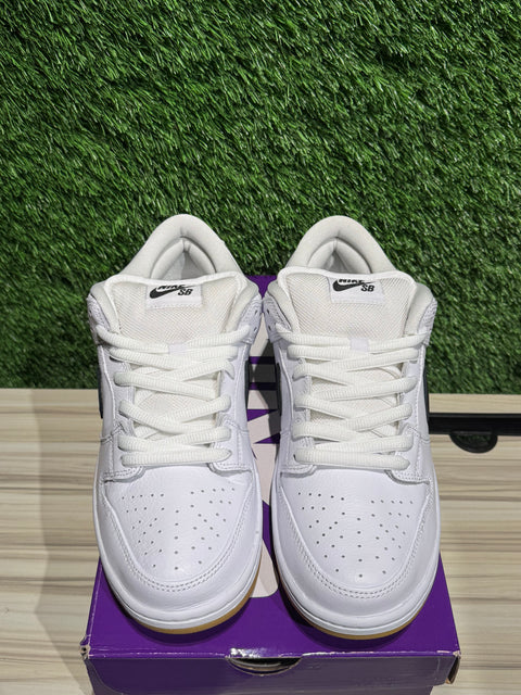 Nike SB Dunk Low Pro White Gum Sz 9M