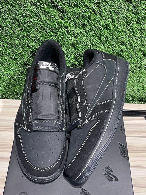 Jordan 1 Retro Low OG SP Travis Scott Black Phantom Sz 12M