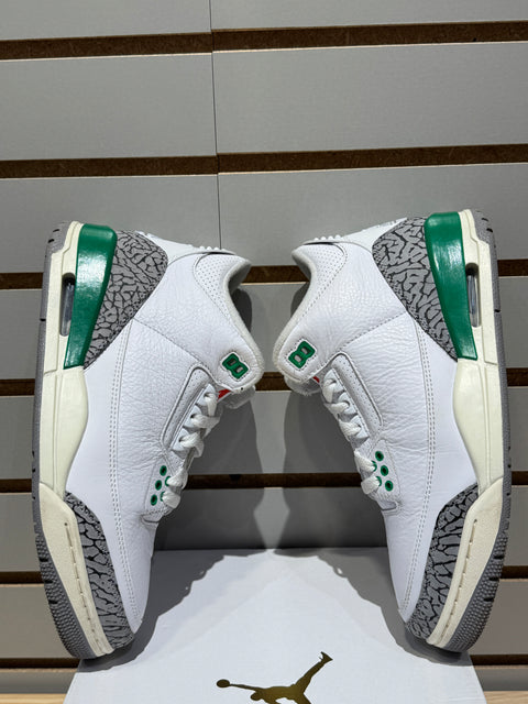 Jordan 3 Retro Lucky Green (Women's) Sz 6M / 7.5W
