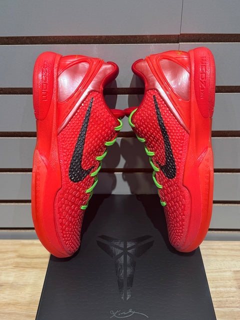 Nike Kobe 6 Protro Reverse Grinch Sz 9.5
