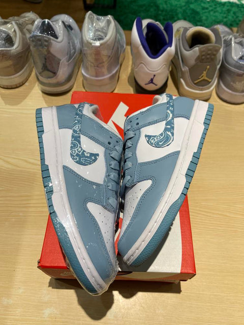 Nike Dunk Low Essential Paisley Pack Worn Blue (W) Sz 5Y/6.5W