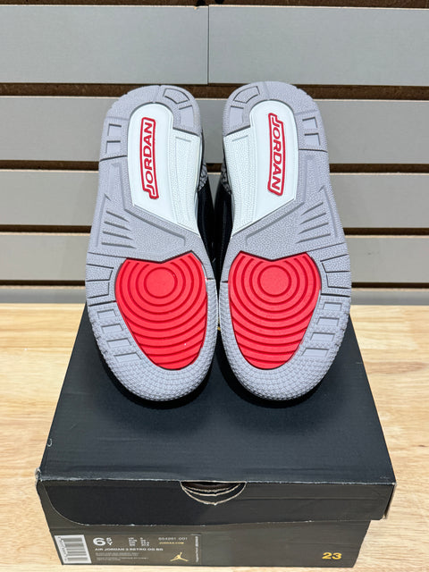 Jordan 3 Retro Black Cement (2018) (GS) Sz 6.5Y