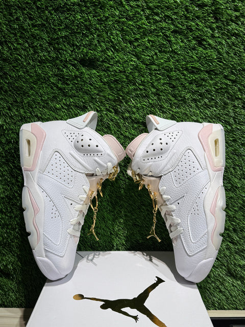 Jordan 6 Retro Gold Hoops (Women's) Sz 5M