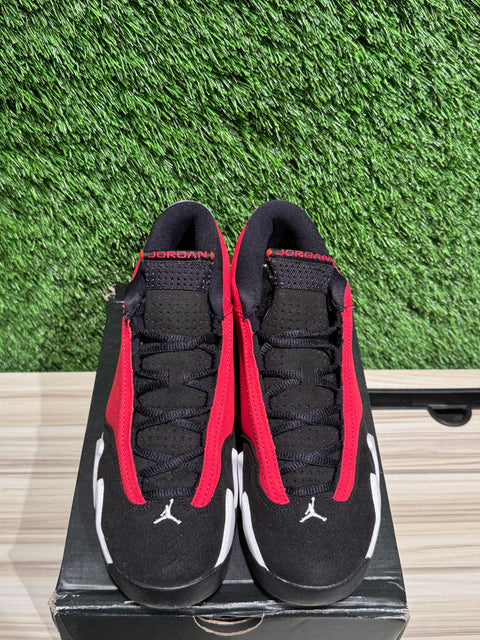 Jordan 14 Retro Gym Red Toro (GS) Sz 6Y