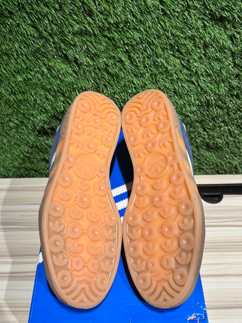 adidas Gazelle Indoor Night Indigo Off White Gold Metallic Sz 7.5M