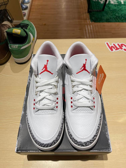 Jordan 3 Retro White Cement Reimagined Sz 8.5