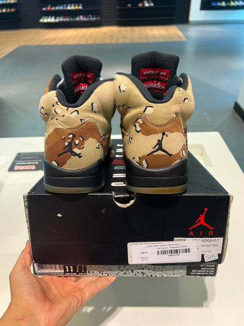 Jordan 5 Retro Supreme Desert Camo