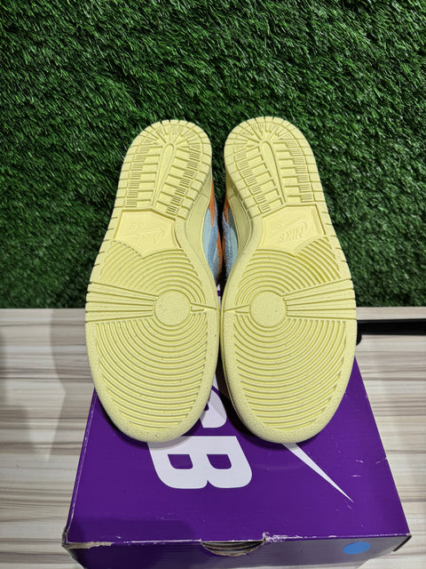 Nike SB Dunk Low Orange Emerald Rise Sz 10M