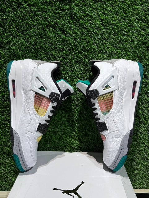 Jordan 4 Retro Lucid Green Rasta (Women's) Sz 10M