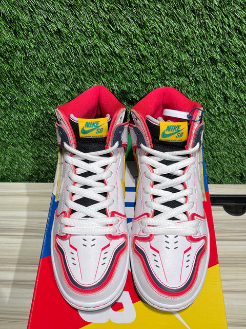 Nike SB Dunk High RX-0 Unicorn Gundam Sz 7.5M