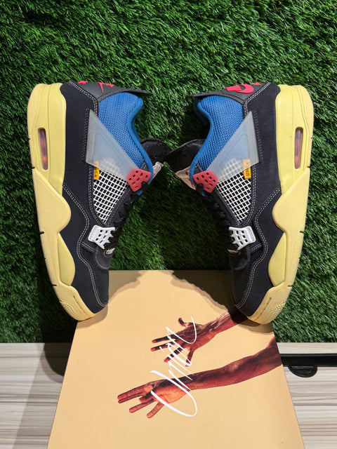 Jordan 4 Retro Union Off Noir Sz 9M
