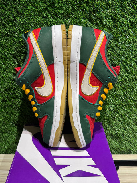 Nike SB Dunk Low Pro PRM Seattle Supersonics Sz 9.5M