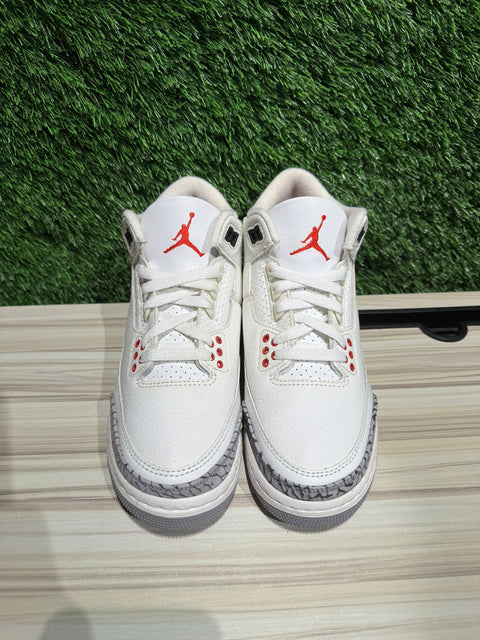 Jordan 3 Retro White Cement Reimagined (GS) Sz 5Y