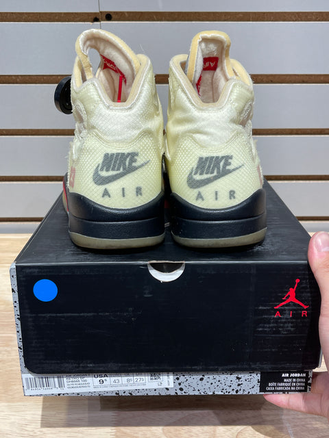 Jordan 5 Retro Off-White Sail Sz 9.5