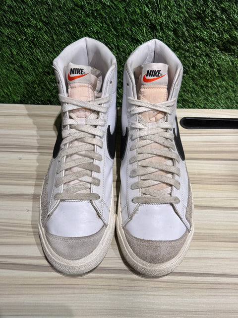 Nike Blazer Mid 77 Vintage White Black Sz 11M