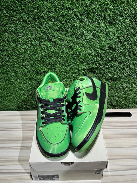 Nike SB Dunk Low The Powerpuff Girls Buttercup Sz 12M