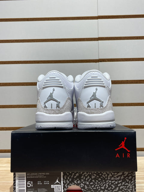 Jordan 3 Retro Pure Money (2025) (GS) Sz 5.5Y