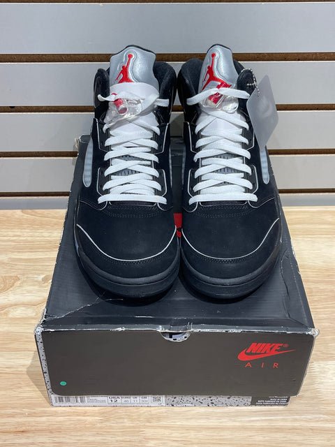 Jordan 5 Retro OG Black Metallic Reimagined Sz 12
