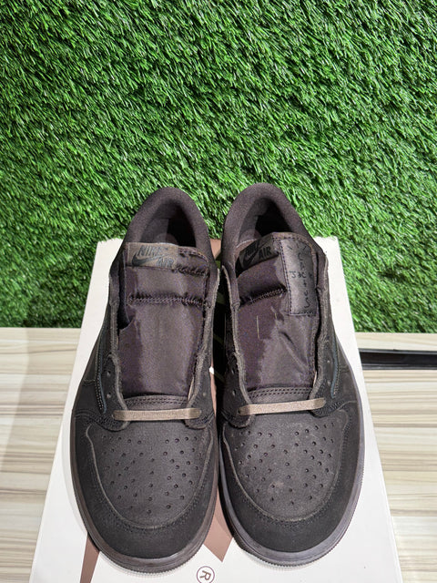Jordan 1 Retro Low OG SP Travis Scott Velvet Brown Sz 10
