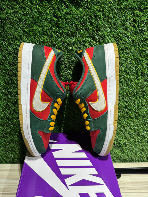 Nike SB Dunk Low Pro PRM Seattle Supersonics Sz 9.5M