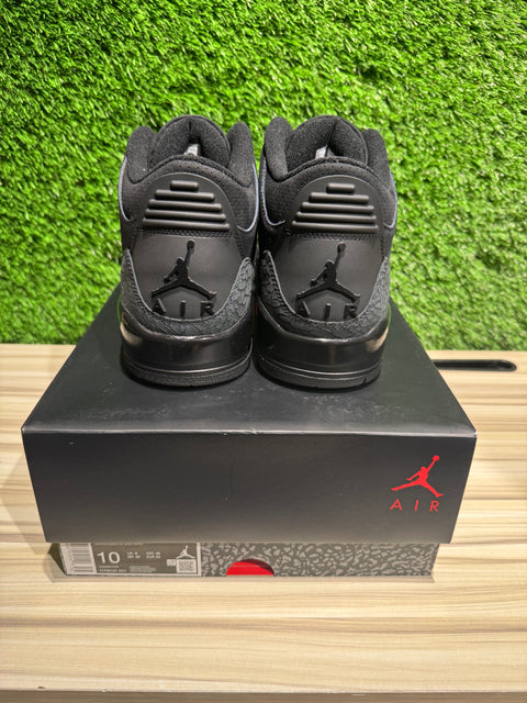 Jordan 3 Retro Black Cat (2025) Sz 10