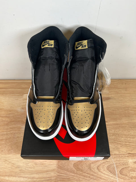 Jordan 1 Retro High NRG Patent Gold Toe