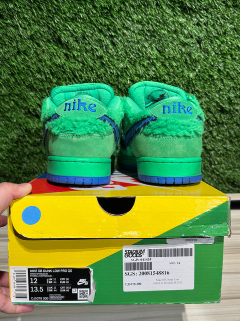 Nike SB Dunk Low Grateful Dead Bears Green Sz 12M