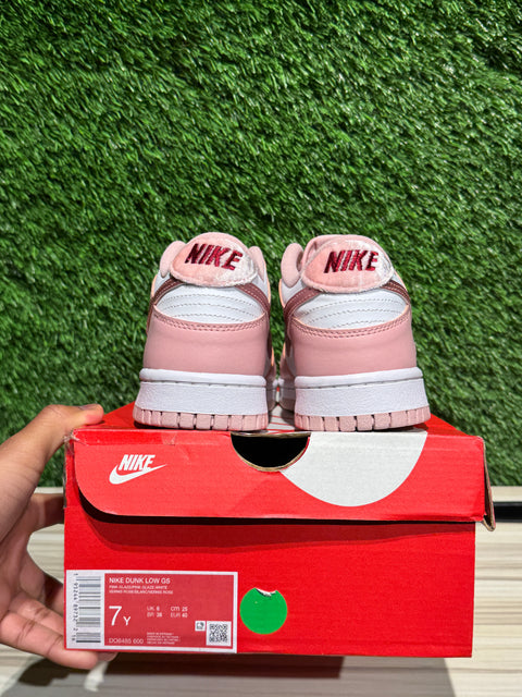 Nike Dunk Low Pink Velvet (GS) Sz 7Y/8.5W