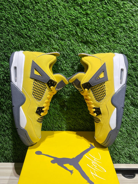 Jordan 4 Retro Lightning (2021) (GS) Sz 5Y/6.5W