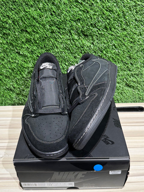 Jordan 1 Retro Low OG SP Travis Scott Black Phantom Sz 12M